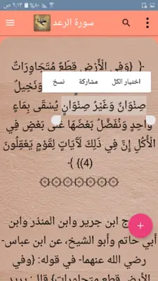 الدر المنثور للتفسير بالمأثور android App screenshot 12